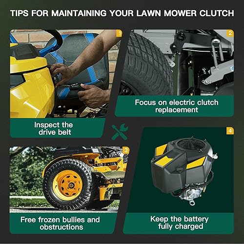 Miniatura 6 de ACEBRI X0574 PTO Embrague de repuesto para CUB Cadet 717-3035 717-3313 717-3467 917-3035 917-3313 Embrague de cortacésped