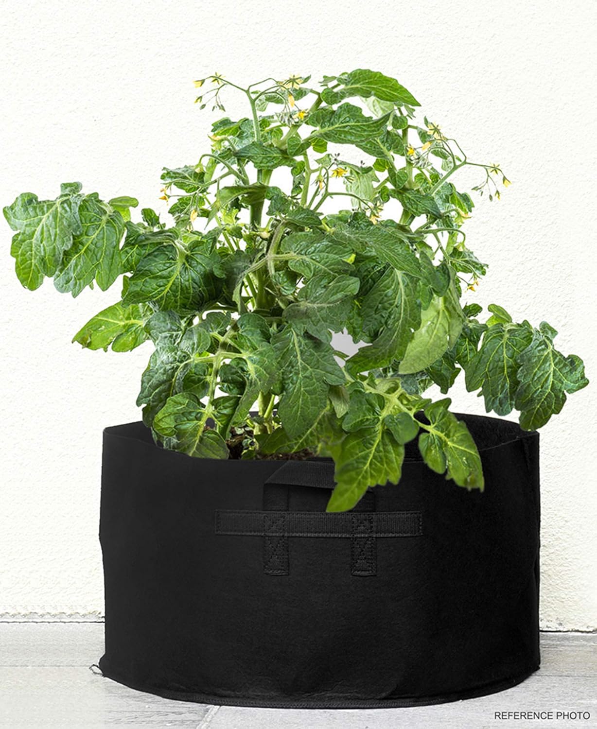 FiveSeasonStuff Grow Bags, Heavy Duty Fabric Pots (6 Pack 18 Gallons (Black))