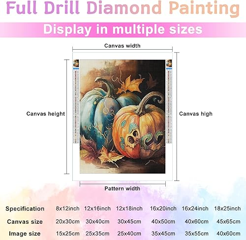 Miniatura 8 de Champi Kits de pintura de diamantes de Halloween para adultos, extraños kits de arte de diamantes para adultos, kits de arte de gemas para adultos