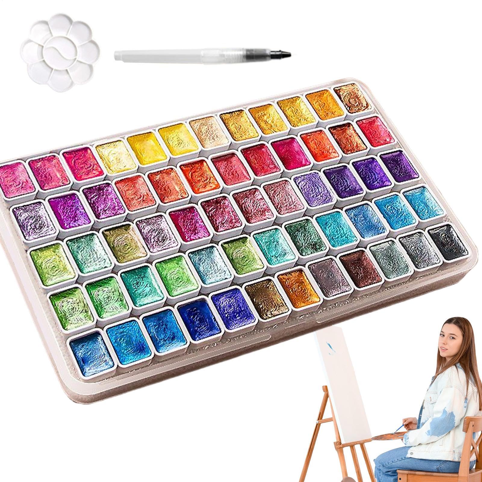 Pigmento perlado brillante para manualidades y decoración de uñas en casa