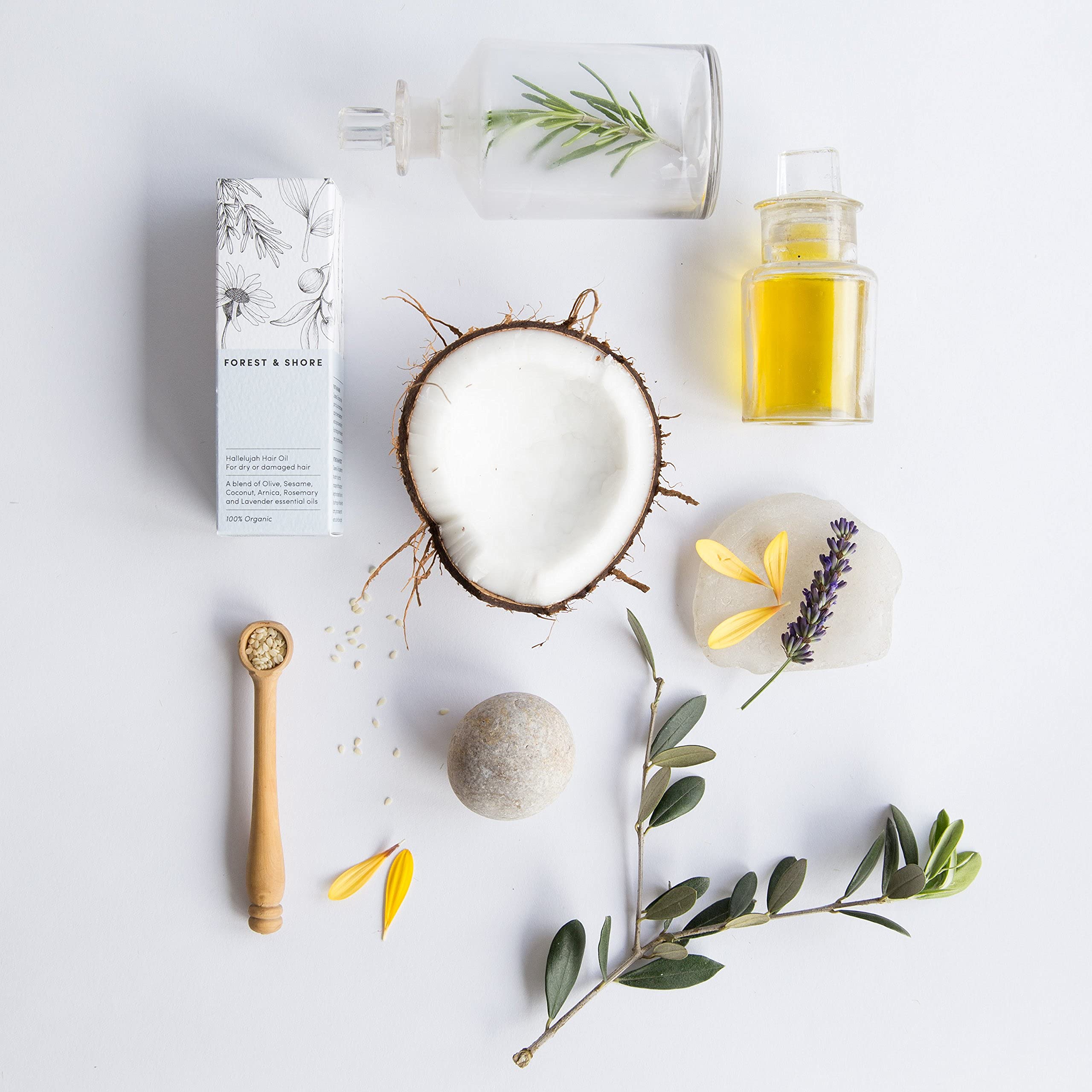 Hair Oil Natural & Organic Hair Mask & Hair Treatment with Coconut Oil