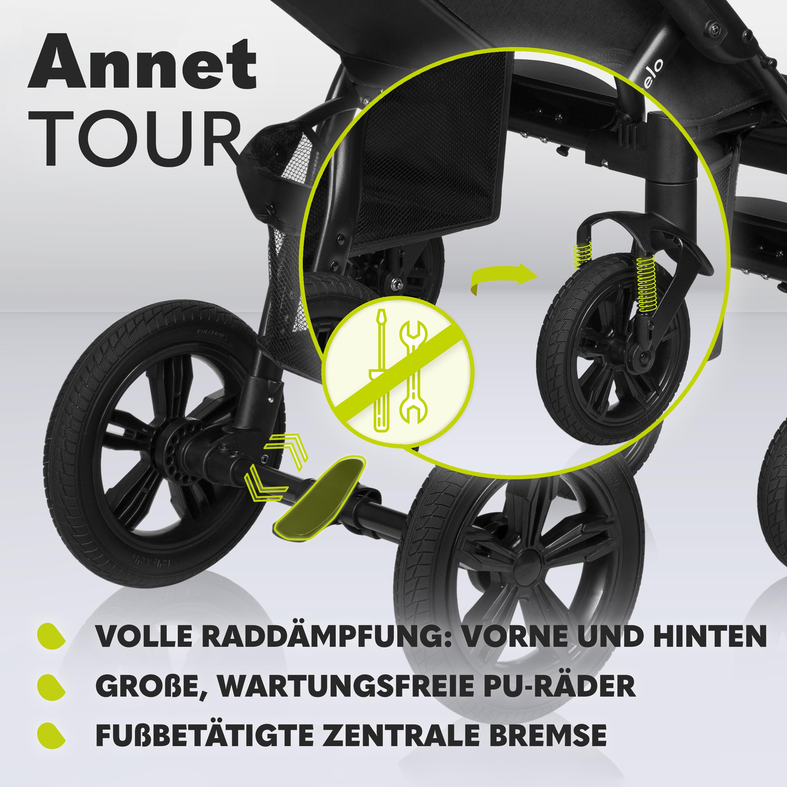 LIONELO Annet Buggy bis 22 kg mit Liegefunktion, Kinderwagen klein zusammenklappbar mit Zubehör, Eva-Schaum-Räder, Moskitonetz, Fußdecke Getränkehalter, Korb (Dreamin, Tour)