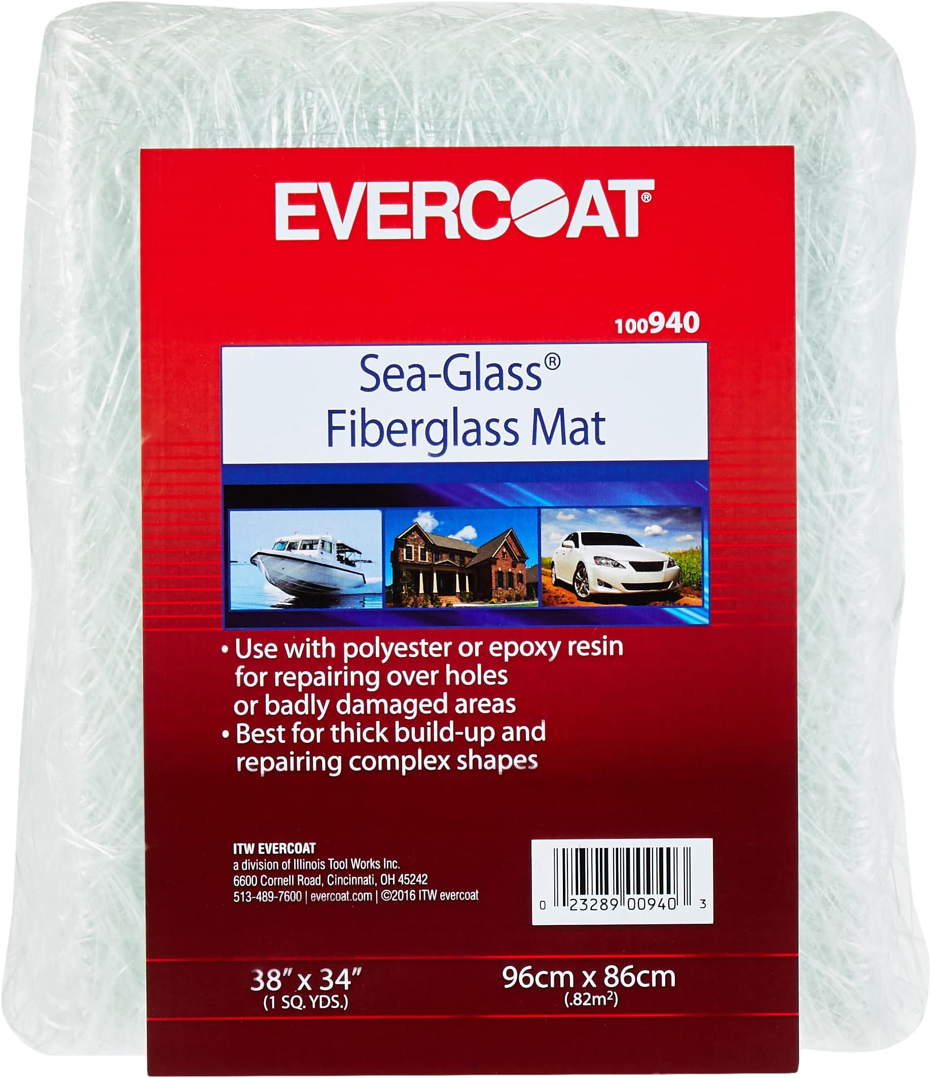 Fibreglass Evercoat (FIB864) SMC Fiberglass Resin Quart