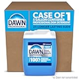 Dishwashing Liquid Soap Detergent by Dawn Professional, Bulk Degreaser Removes Greasy Foods from Pots, Pans and Dishes in Commercial Restaurant Kitchens,Regular Scent, 5 gal.