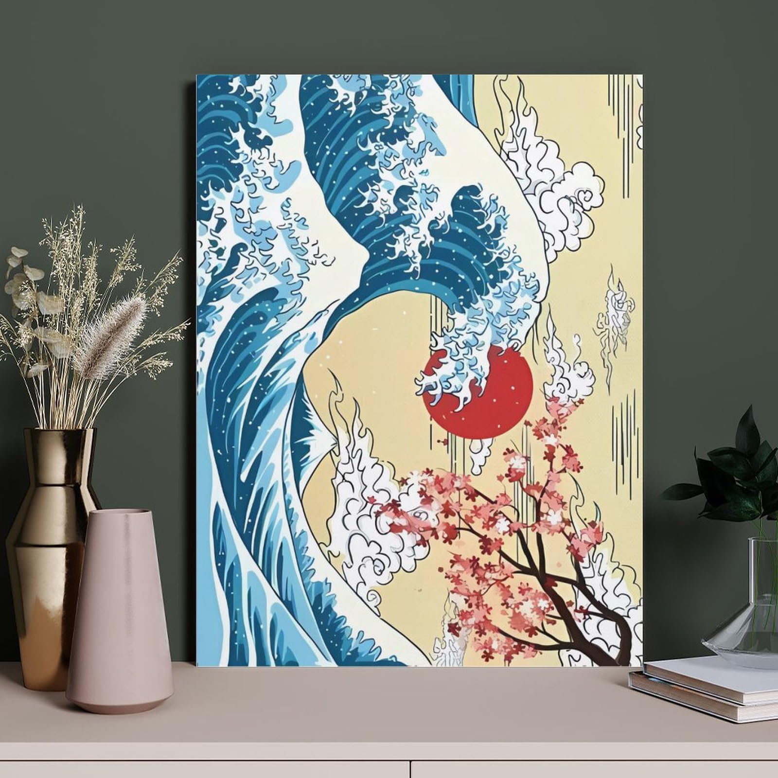 Amazon.co.jp: 日本 国旗 日の丸 旗 キャンバス絵画 アートパネル
