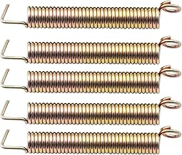 Musiclily Pro Hard Acciaio Molle Tremolo per Sistema Tremolo Chitarra Elettrica tipo Strat, Colore Originale (Set di 5)