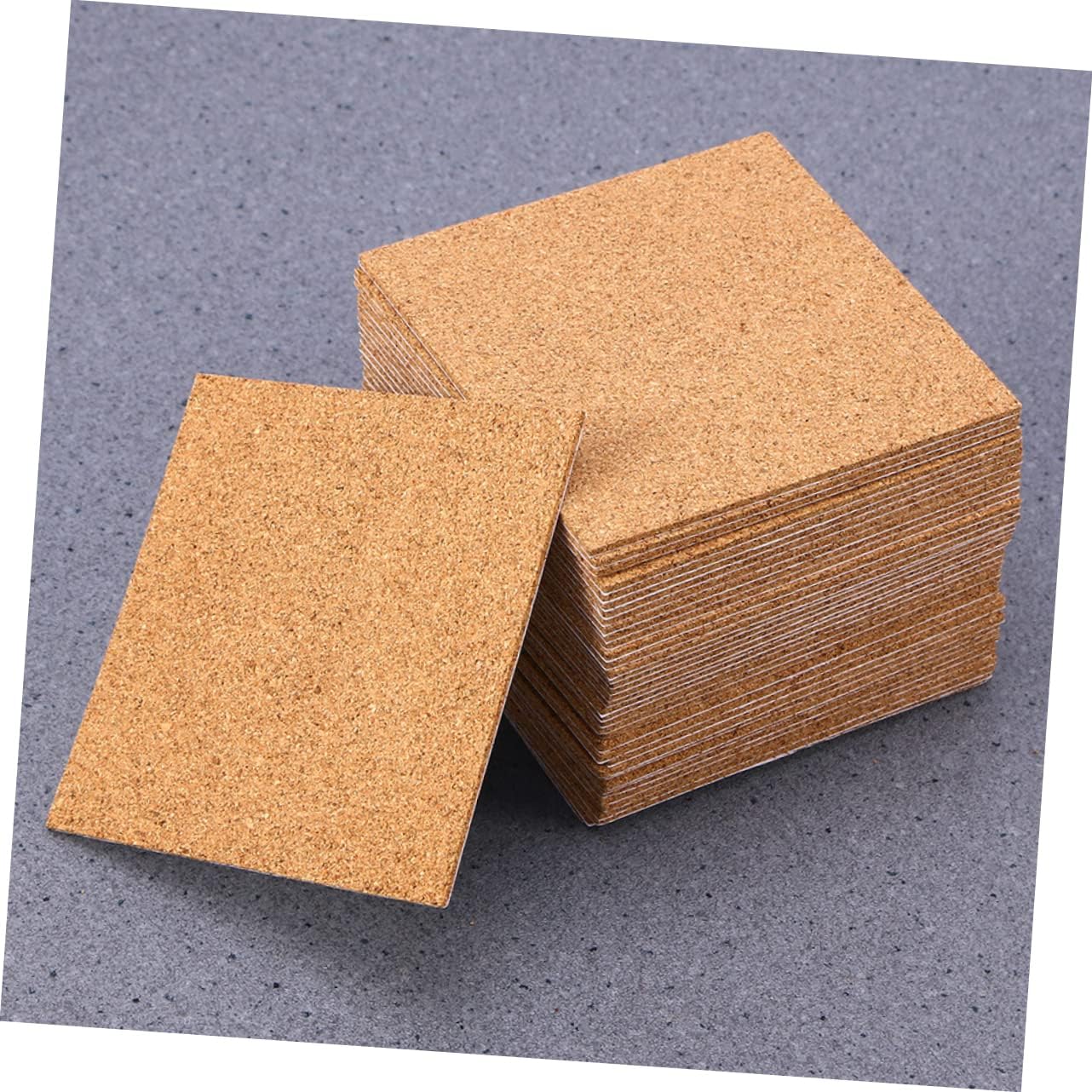 36Pcs Self Adhesive Cork Gasket Sheets for Potted Plants Home School