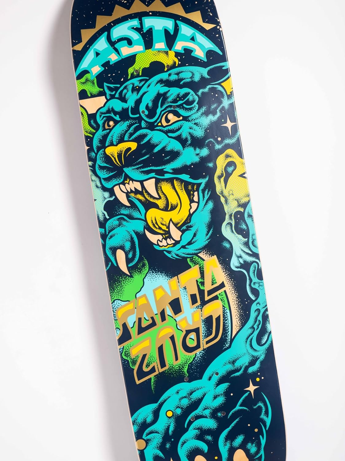 Santa Cruz Skateboard Deck Asta Space Cat Twin 8.2" x 31.6" with Grip