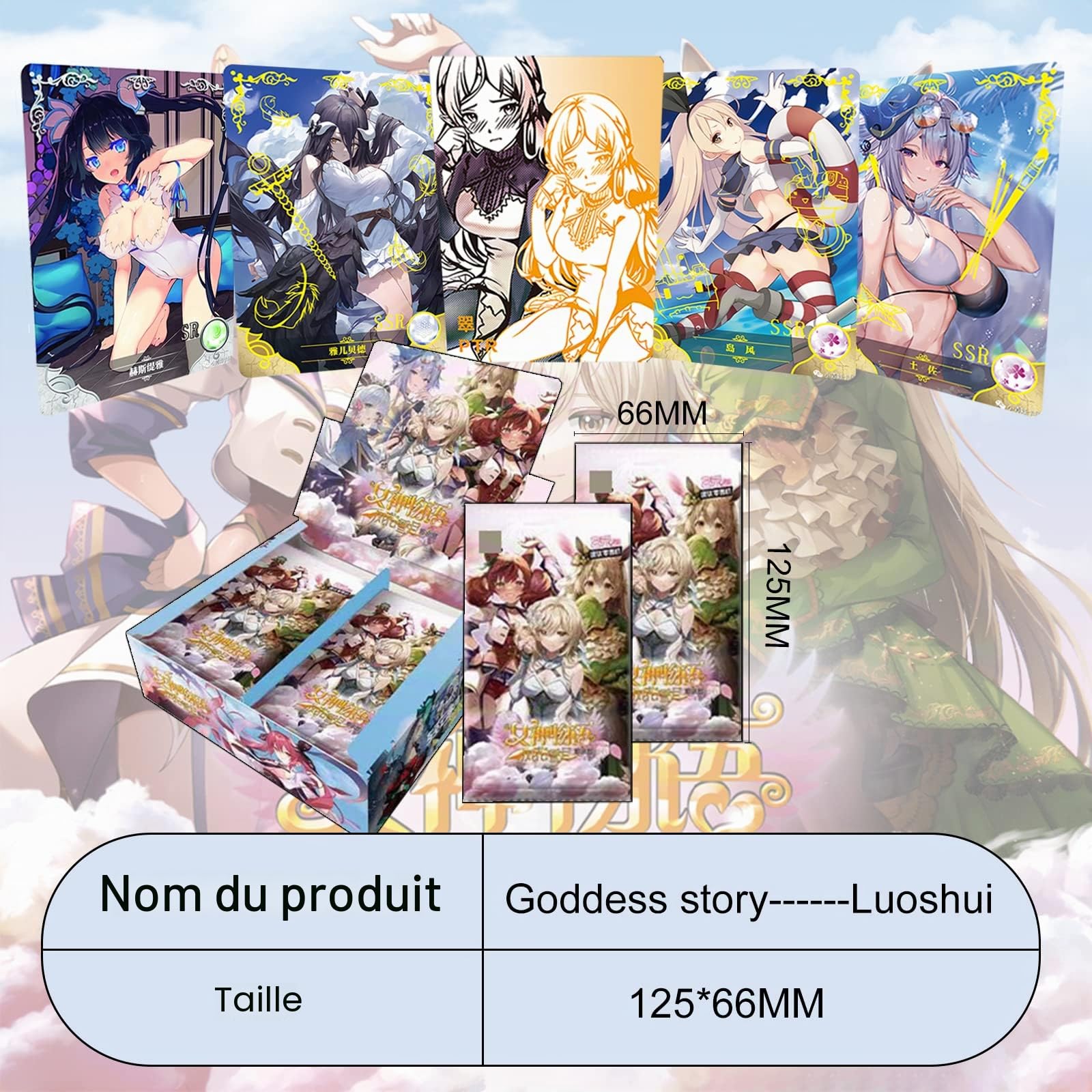 Waifu Cartes Goddess Story Waifu Toutes Les SéRies TCG CCG Booster Box Anime Girls SéRie De Cartes à Collectionner Goddess Story TCG SSR Collection Cartes à Jouer Jouets De Table (NS2-8)