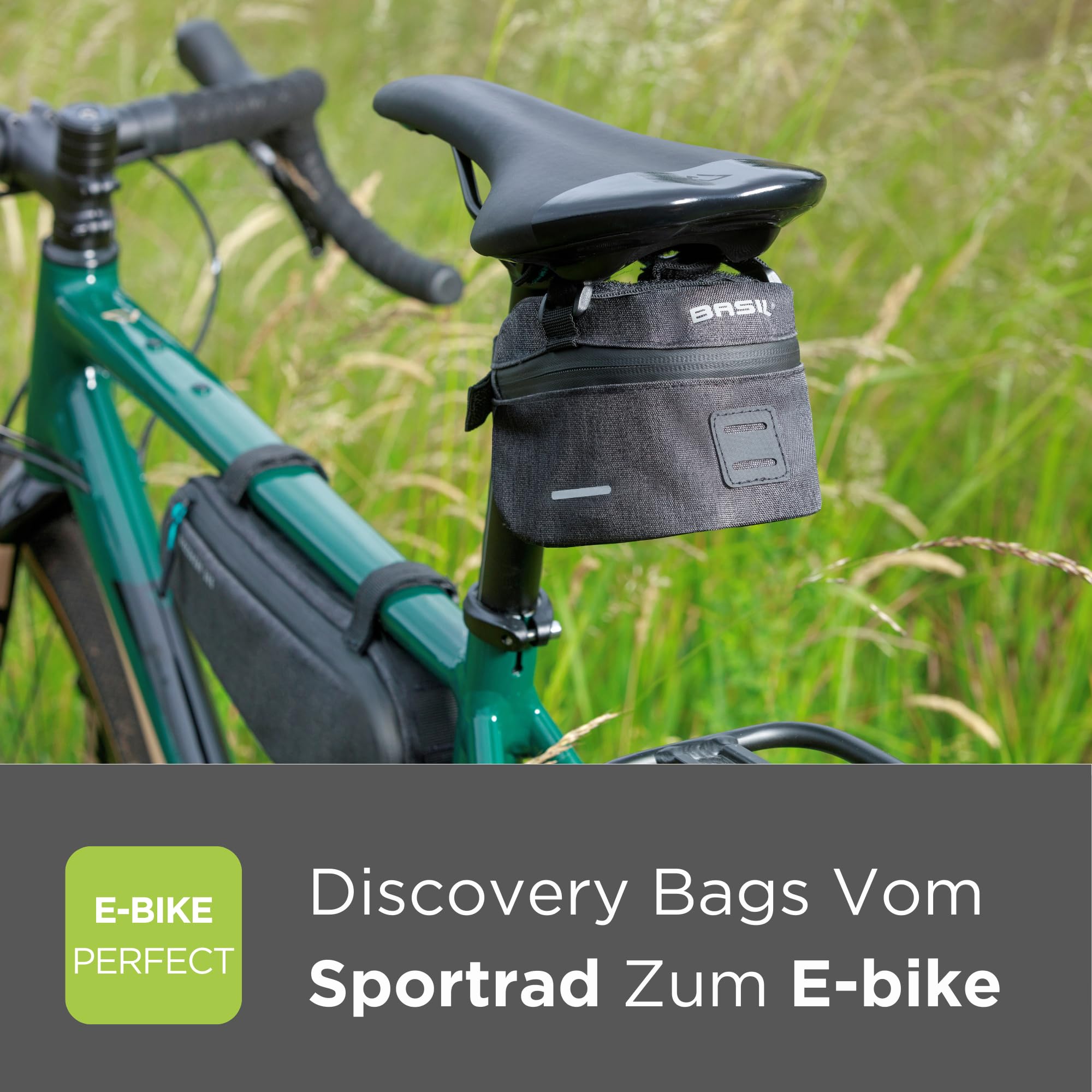 Basil Bolsa Discovery 365d M Mik 9l Imp.polies. Alforja, Sport, Negro (Negro), Talla Única