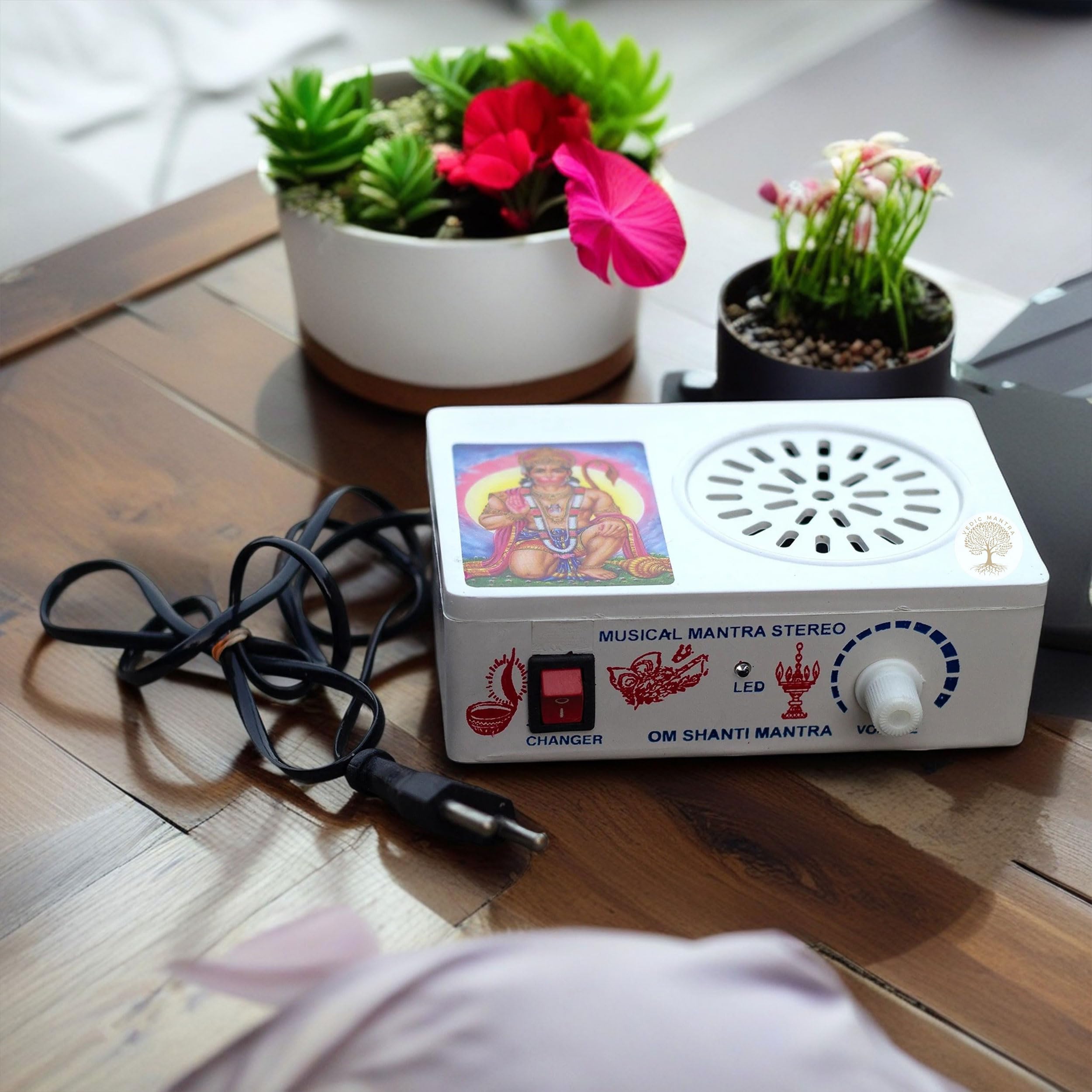 Vedic Mantra 32-in-1 Hindu Mantra Chanting Electric Device - Bhakti Songs, Hindi Religious Mantra Machine, Akhand Chanting Shloka Plastic Box (Rectangle) (B0DHQVX341) Amazon Price History, Amazon Price Tracker