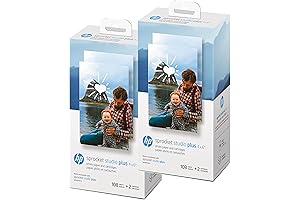 HP Sprocket Studio Plus Photo Paper and Cartridges