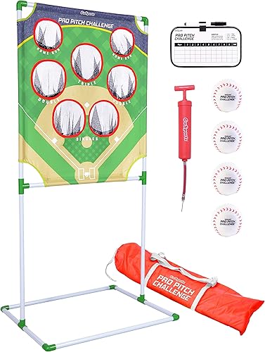 Miniatura 9 de GoSports Football & Baseball Toss Games Available in Football Red Zone Challenge or Baseball Pro Pitch Challenge Choose Between Backyard Toss or