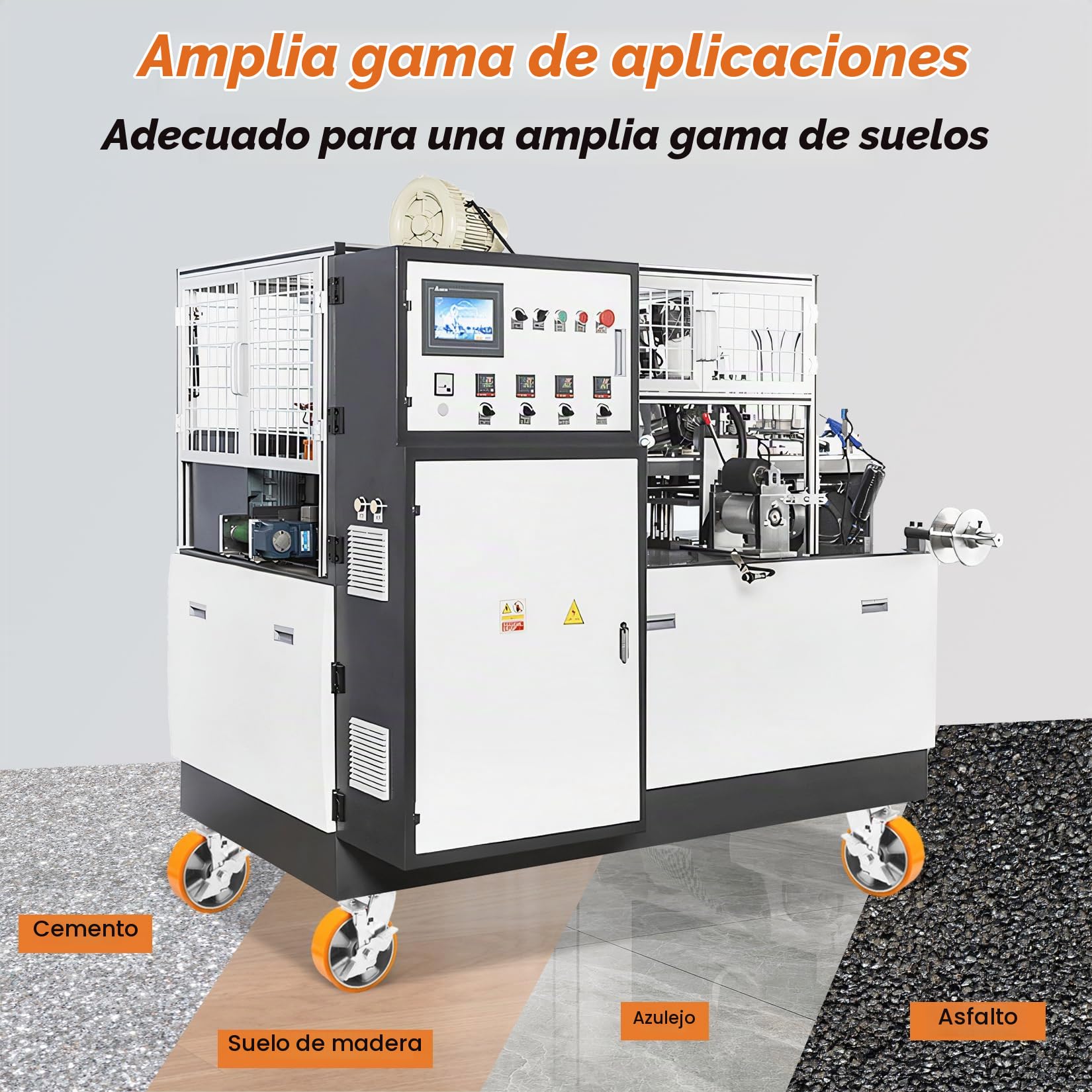 W B D WEIBIDA 150mm Ruedas para Muebles con Freno, Carga de 2300KG, Ruedas Pesados con Núcleo de Aluminio, Ruedas Giratorias Industriales de Poliuretano Duradera, para Banco de Trabajo, Juego de 4