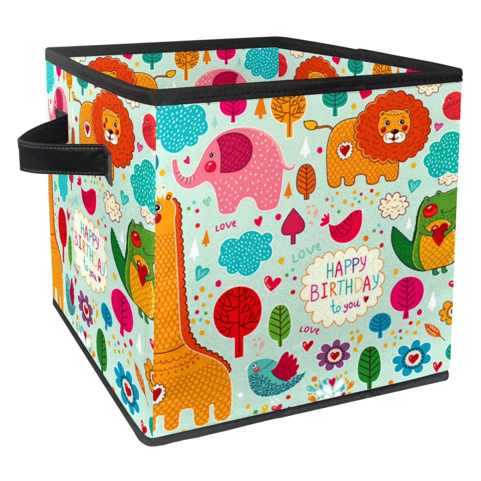 Cube organisateur pour jouets et vêtements : solution gain de place pliable