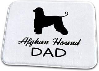 3dRose Bathroom Bath Rug Mat - Afghan Hound Dog Dad Designs Dogs