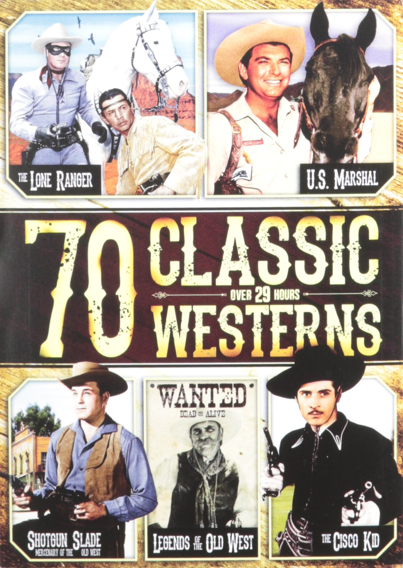 Películas clásicas del Oeste estadounidense en 7 DVD para evitar cortes de streaming