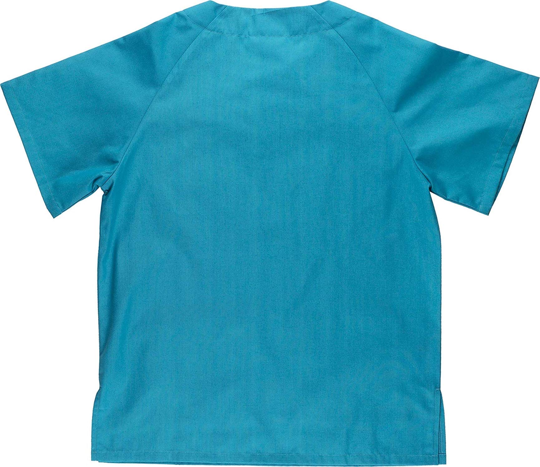 WORKTEAM Conjunto Sanitario Casaca y Pantalón Multibolsillos Cuello Pico Cintura Ajustable