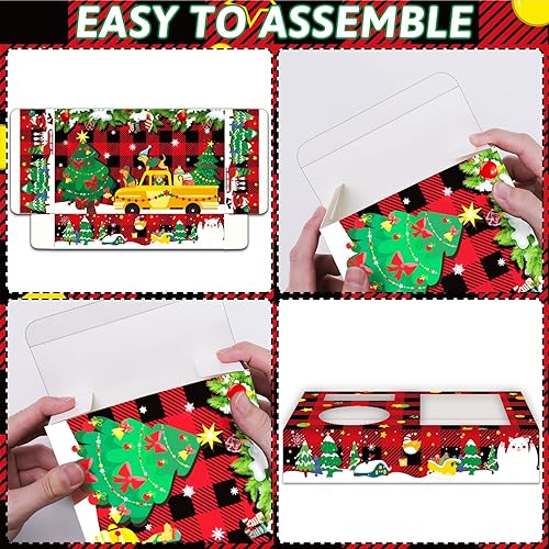 Miniatura 9 de OBUSATT 32 bandejas de aperitivos de noche de película para palomitas de maíz, soporte de palomitas de maíz, cajas de películas desechables para