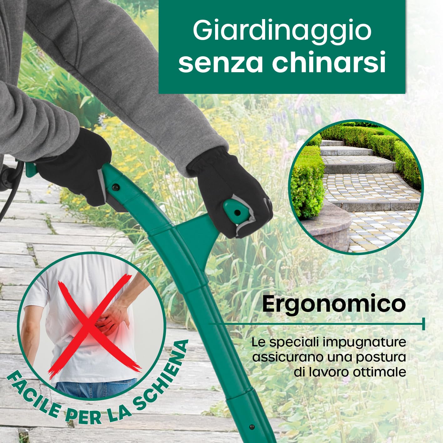 easymaxx 1717786 2978 02978 - Detergente per fughe, 230 V