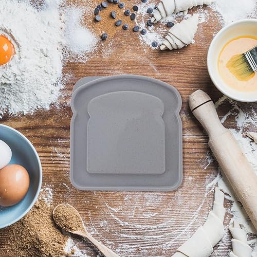 Miniatura 3 de Paquete de 4 recipientes para sándwiches reutilizables, almacenamiento de alimentos de plástico con cierre a presión para frutas, ensaladas,