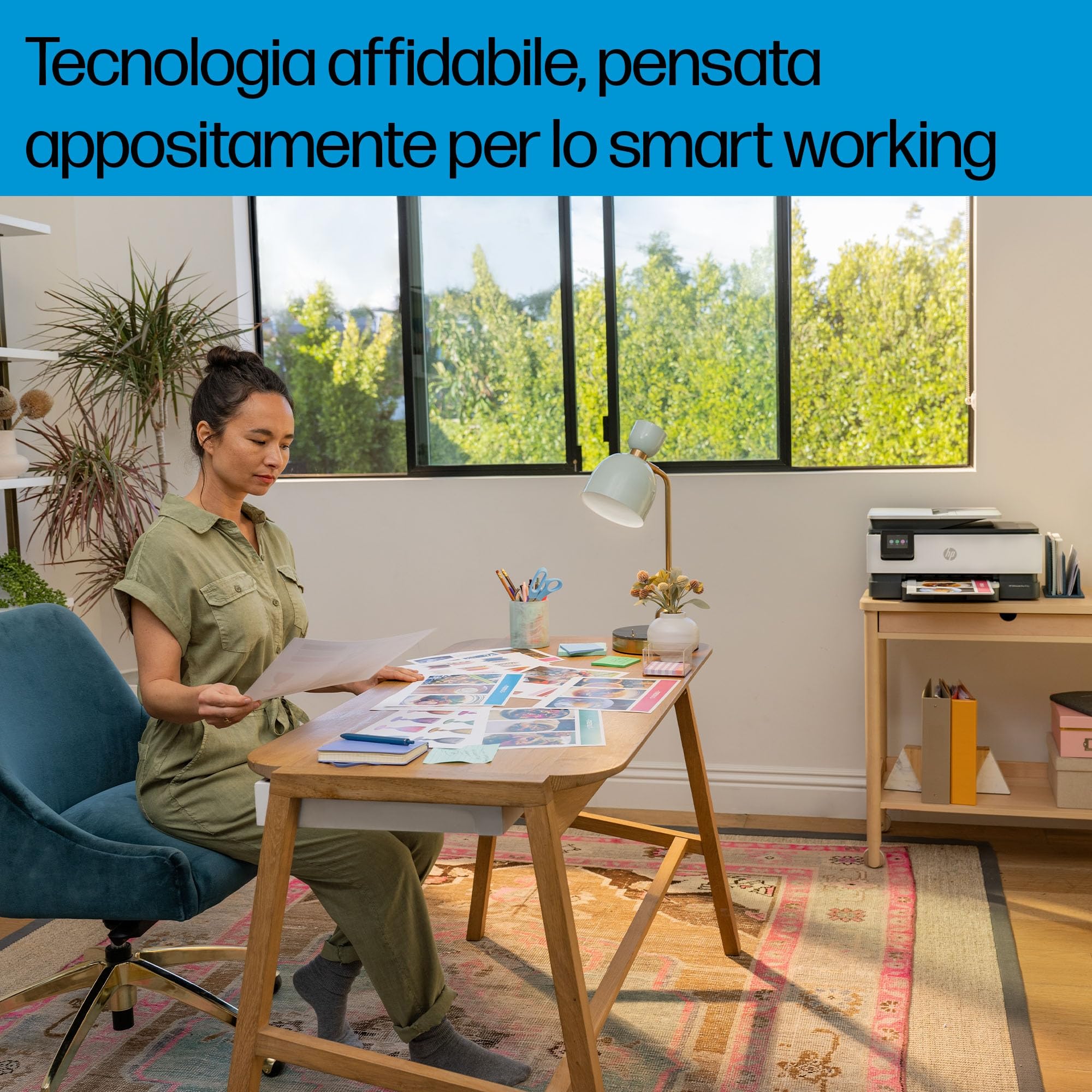 HP OfficeJet Pro 8135e Stampante Multifunzione A4 Colori Fronte Retro Automatico 20 ppm Wi-Fi Grigia