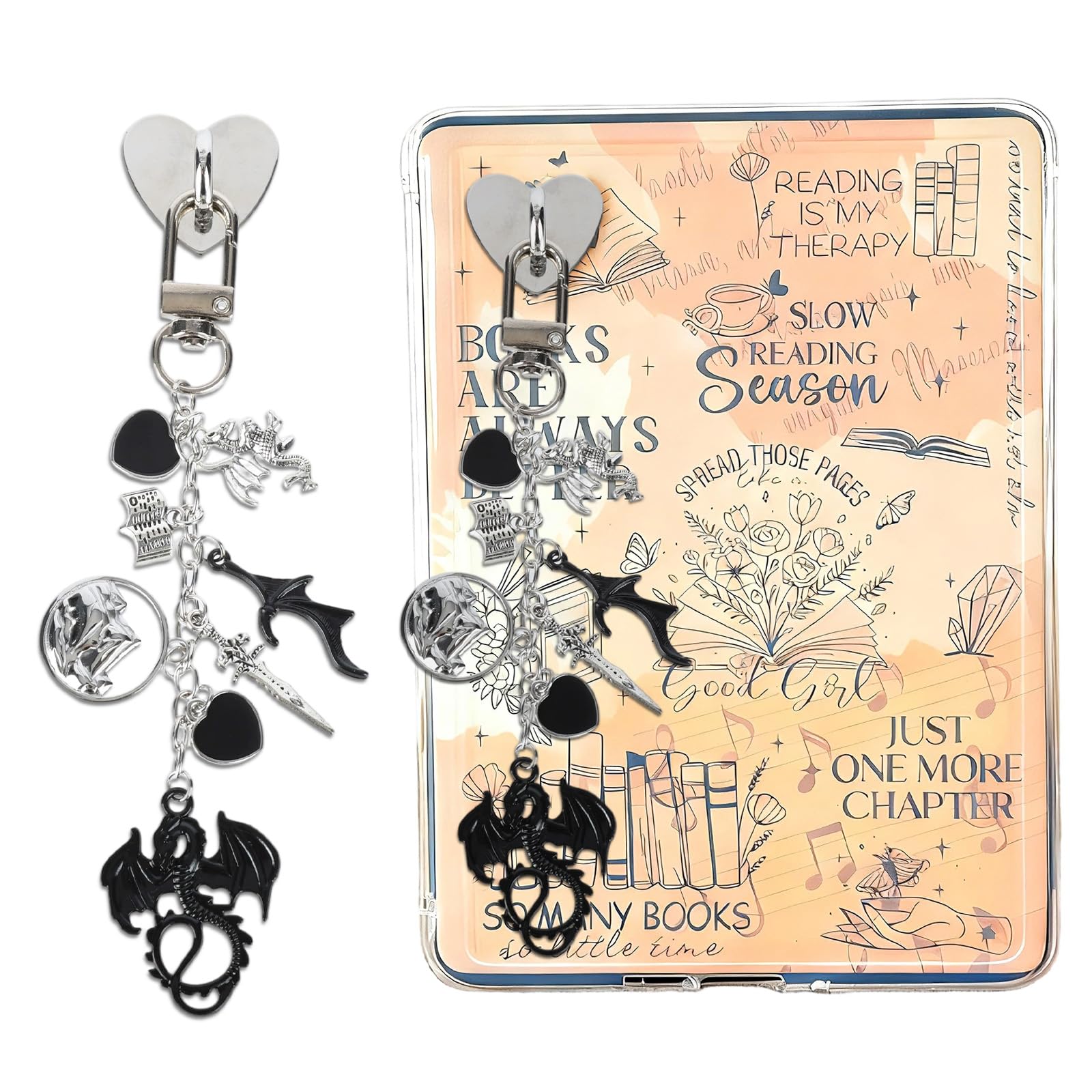 Fantasy Charm Chain for Kindle - Fantasy Chain Bracelet Strap Decorating Accessories, Gift for E-Reader Book Lover-image-24