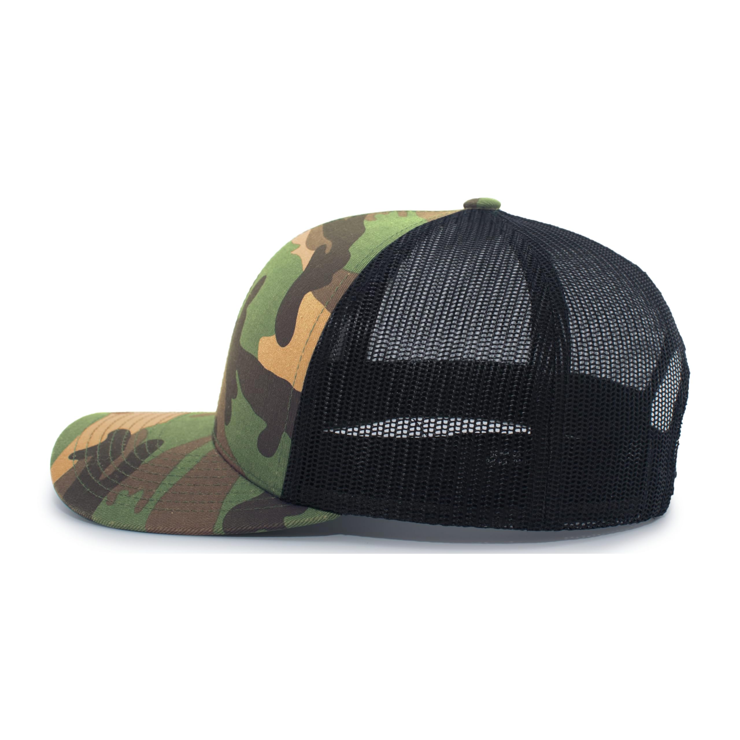 Amazon.com: Pacific Headwear Camo Snapback Trucker Cap, Army 
