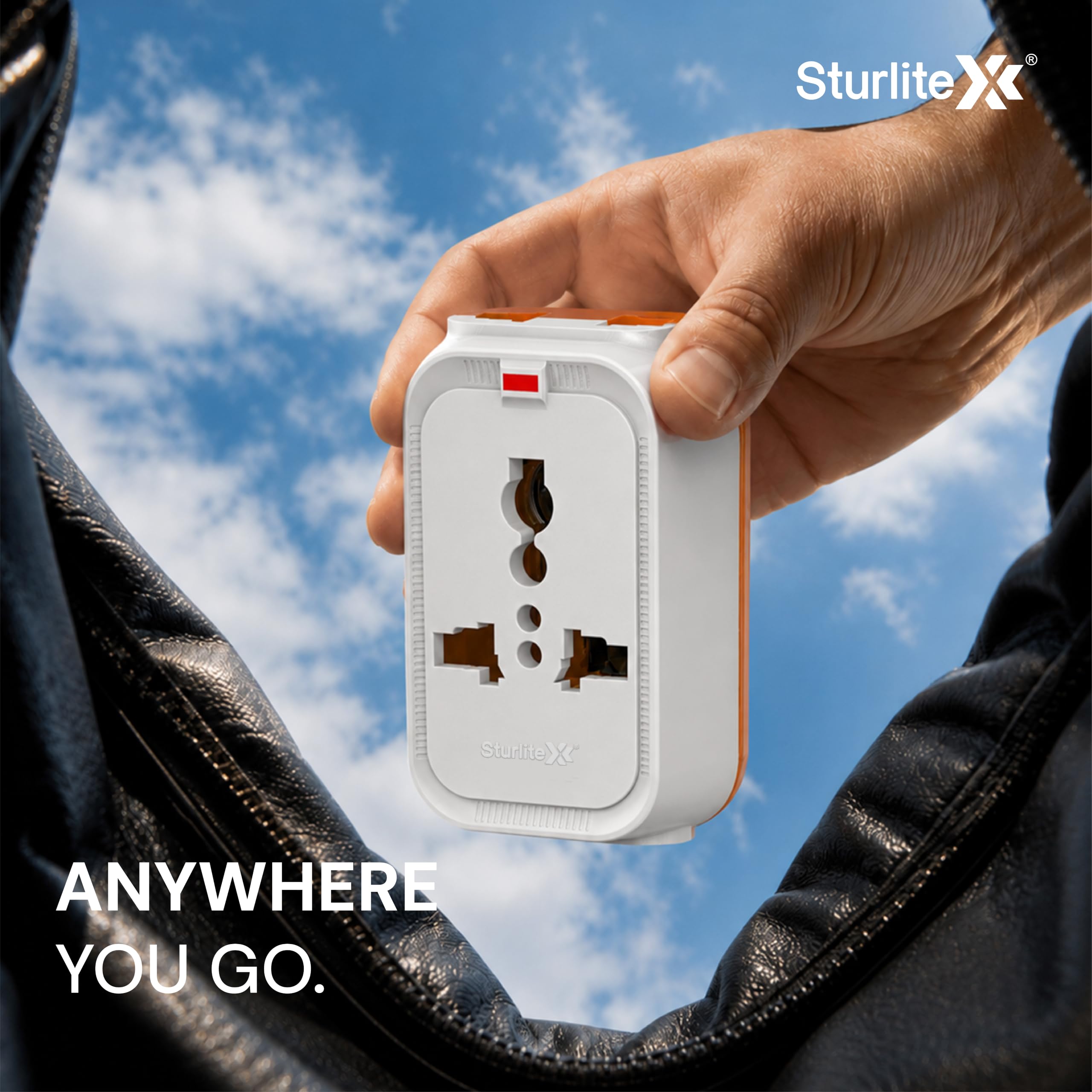 Sturlite Alyx 3 Pin Plug| 2-Pin & 3-Pin Socket| Universal AC Travel Adapter| Strong Polycarbonate Body Socket| Compact Converter Plug for Travel, Home & Office Use — Amazon image 7