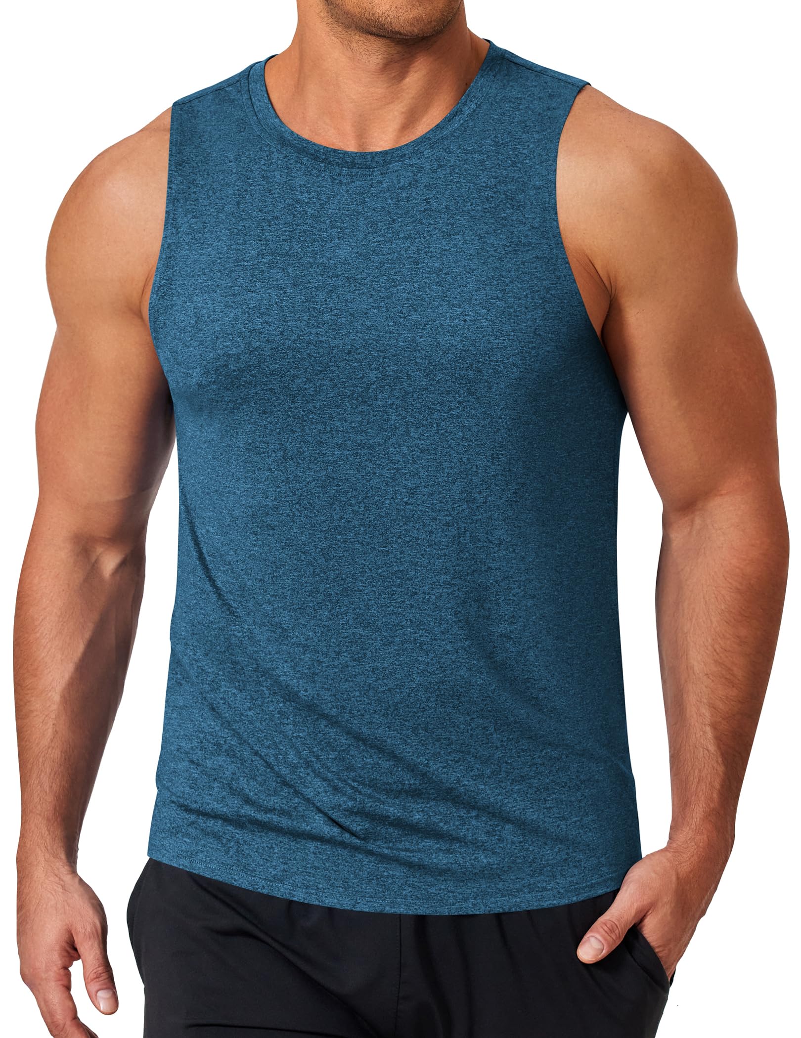 COOFANDY Camiseta Tirante Hombre Ligera Camiseta Deportiva Fitness Secado Rápido Camiseta de Gimnasio Muscular Verano Funcional