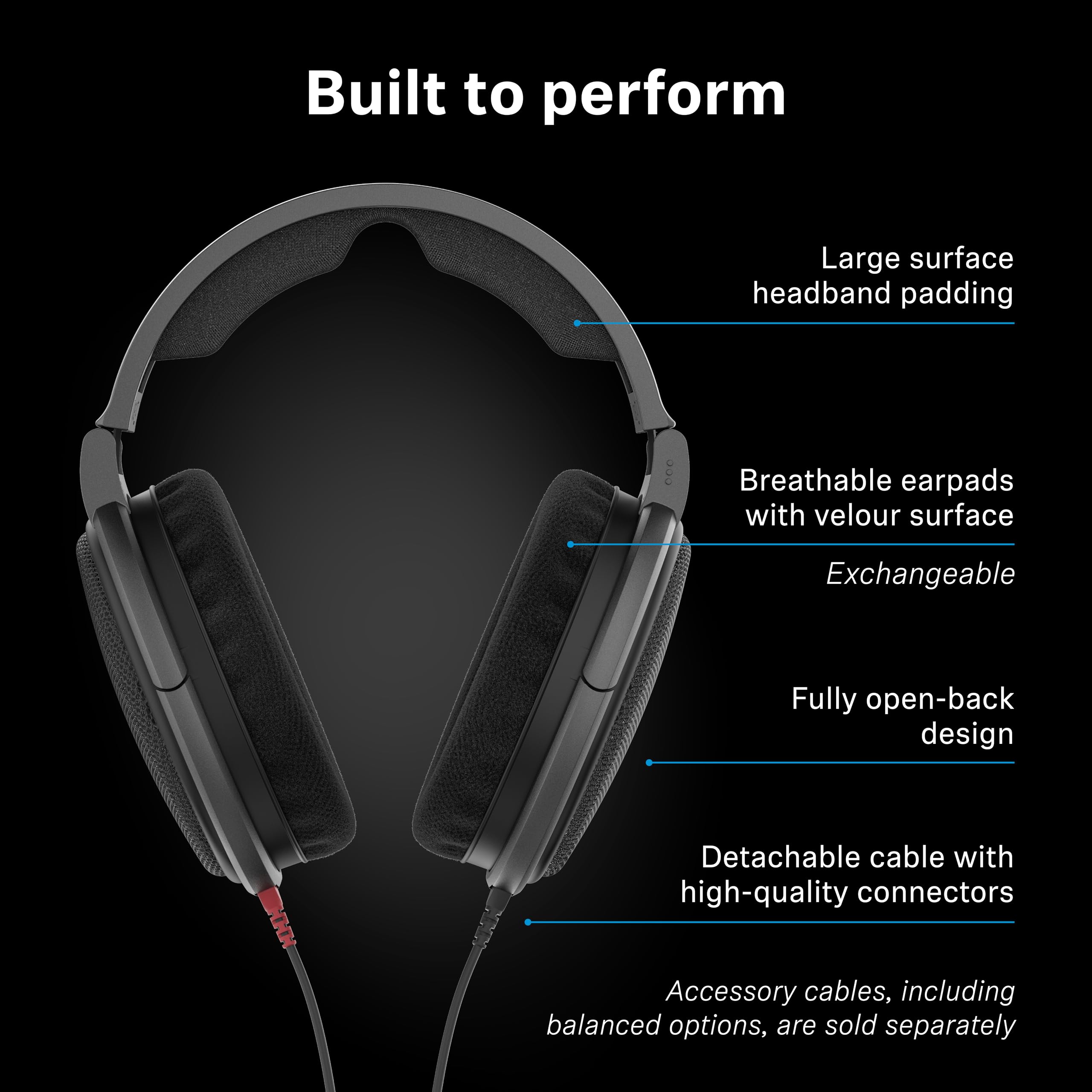 Sennheiser HD 600 Ohrumschließende Kopfhörer V2
