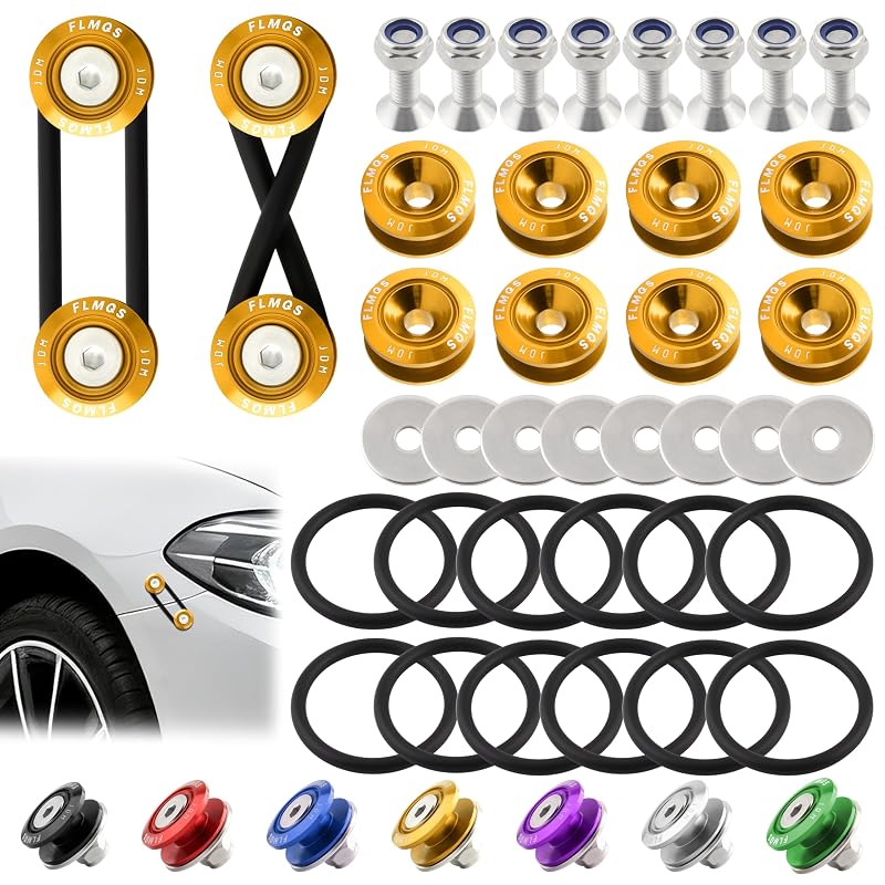 Kit de Engates Rápidos para Para-choque FLMQS Dianteiro e Traseiro – 8 Clips