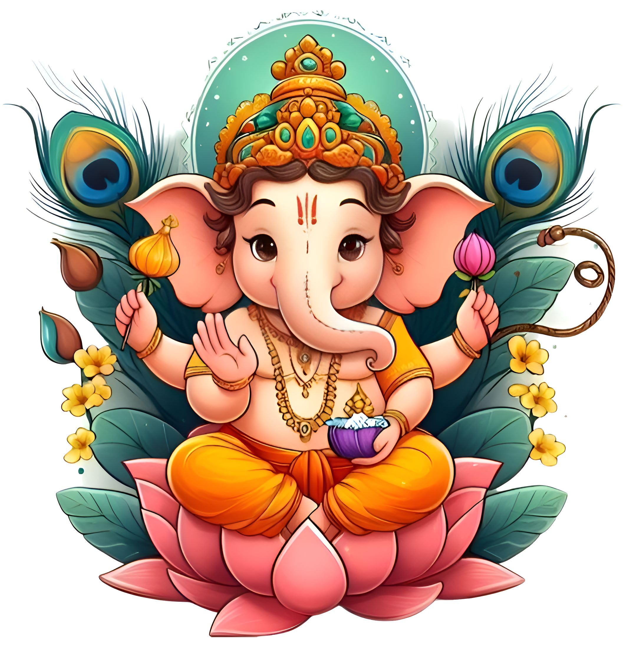 Ridit Creation ™ Big Size Bal Ganesha Self Adhesive Wall Stickers for Living Room, Bedroom, Hall Home Etc. Size-(50 X 48) cm (B0D9QCSY5Y) Amazon Price History, Amazon Price Tracker