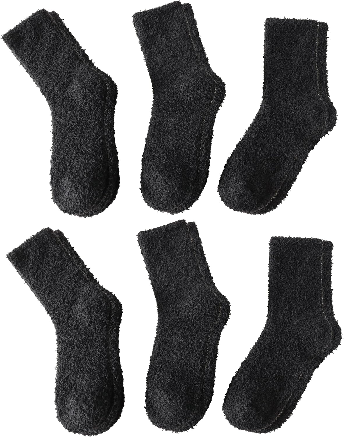 Women's Fuzzy Slipper Socks Microfiber Soft Warm Cozy Slipper Socks Plush Fluffy Fleece Winter Christmas Socks