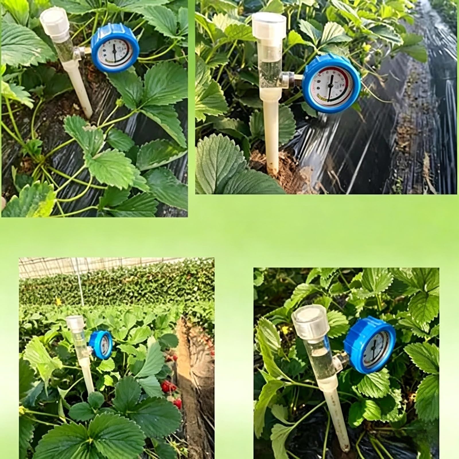 Tensiometro Del Suolo, Sensore Potenziale Idrico Per L'irrigazione | Misura L'umidità Del Terreno, Punta In Ceramica Ad Alta Sensibilità, Nessuna Alimentazione Richiesta, Per Frutteti E Serre