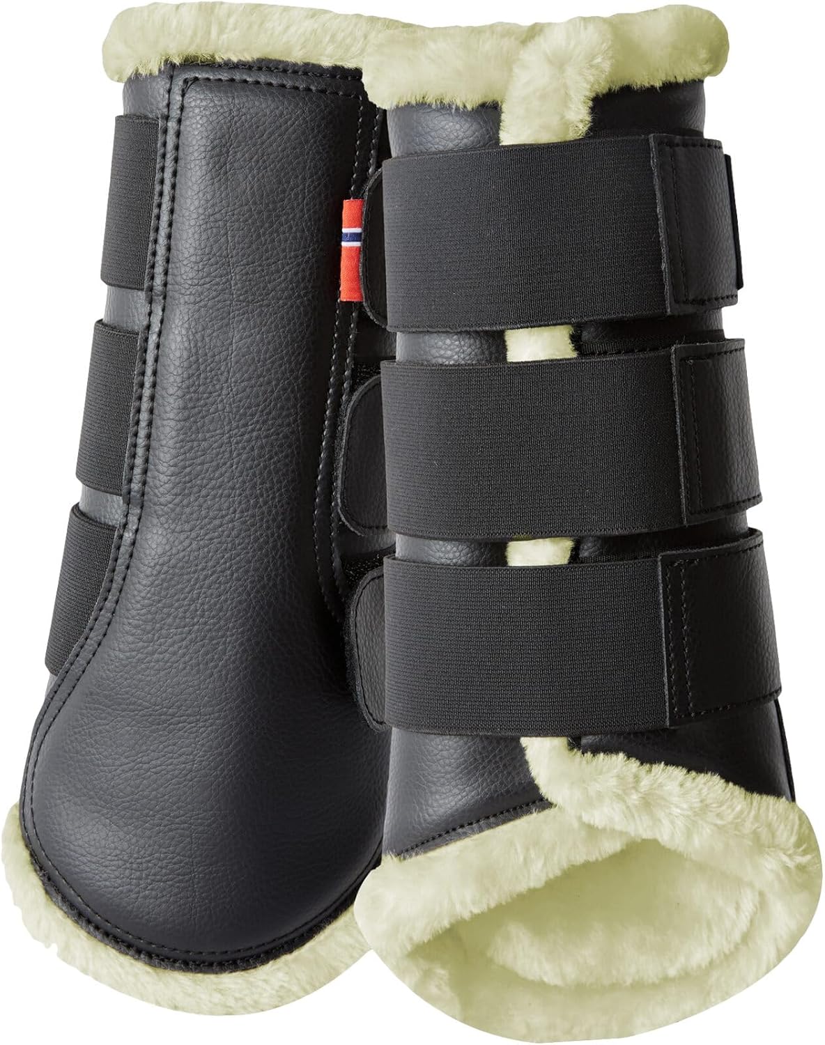HORZE B Vertigo Wellington Fleece Lined Brushing Boots - Black - XXL