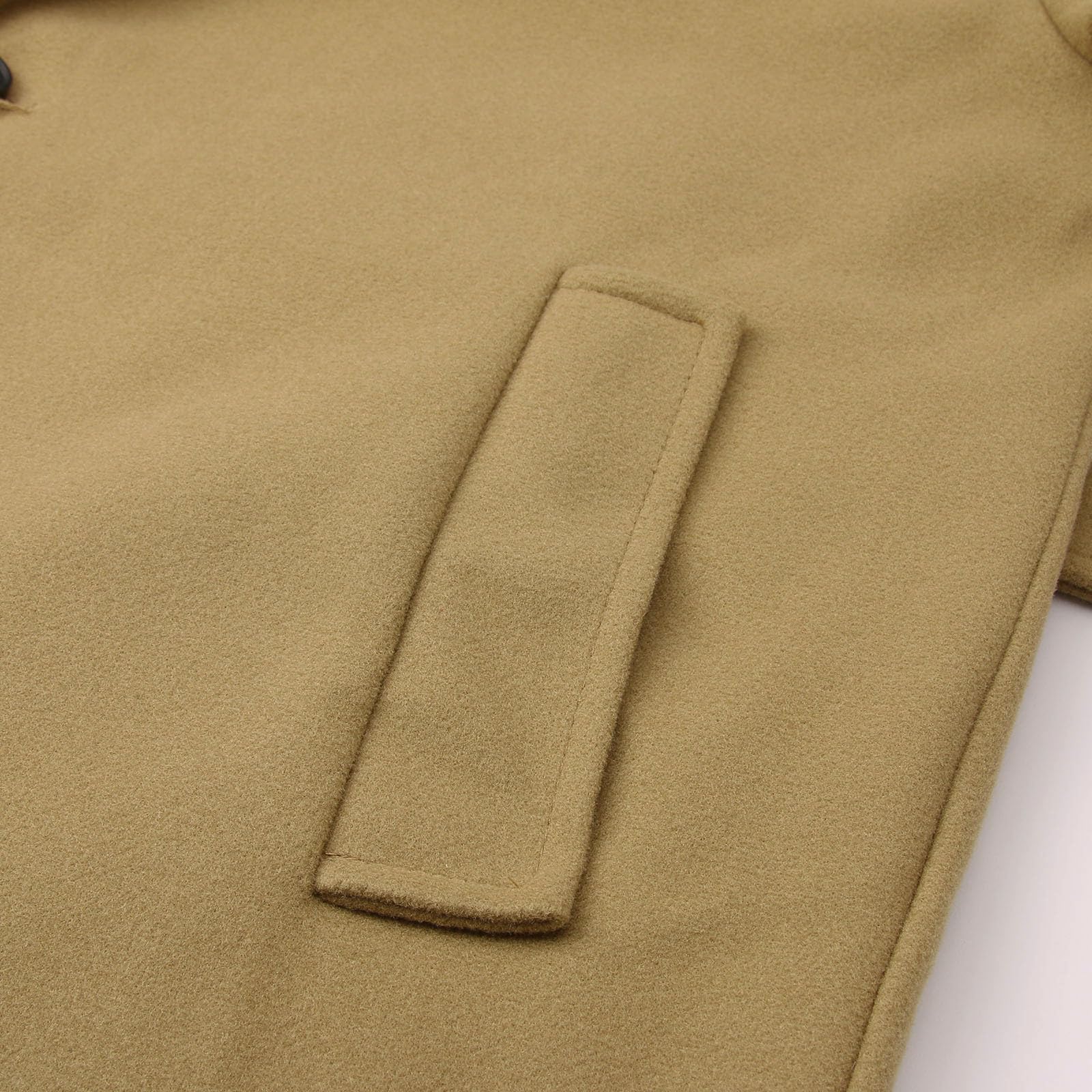 Generico Trench Coat Nero Lungo Uomo In Pelle Monopetto Cappotto Risvolto Invernale Classico Transizione Stagione Medio Ginocchio Giacca a Vento con Stile Retrò e Tessuto di Lana