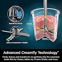 Vista 4 de Ninja NC501 CREAMi Deluxe 11 en 1 - Máquina para hacer helados y golosinas congeladas para helados, sorbetes, batidos, bebidas congeladas y más, 11