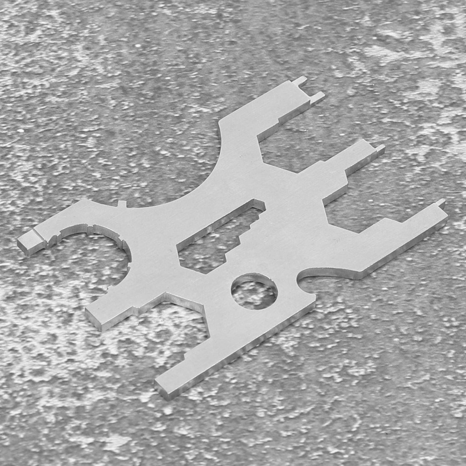 Demeras Herramienta de reparación de Buceo Herramienta de Buceo Multi Herramienta de Buceo de Acero Inoxidable multifunción submarina Kit regulador de Buceo