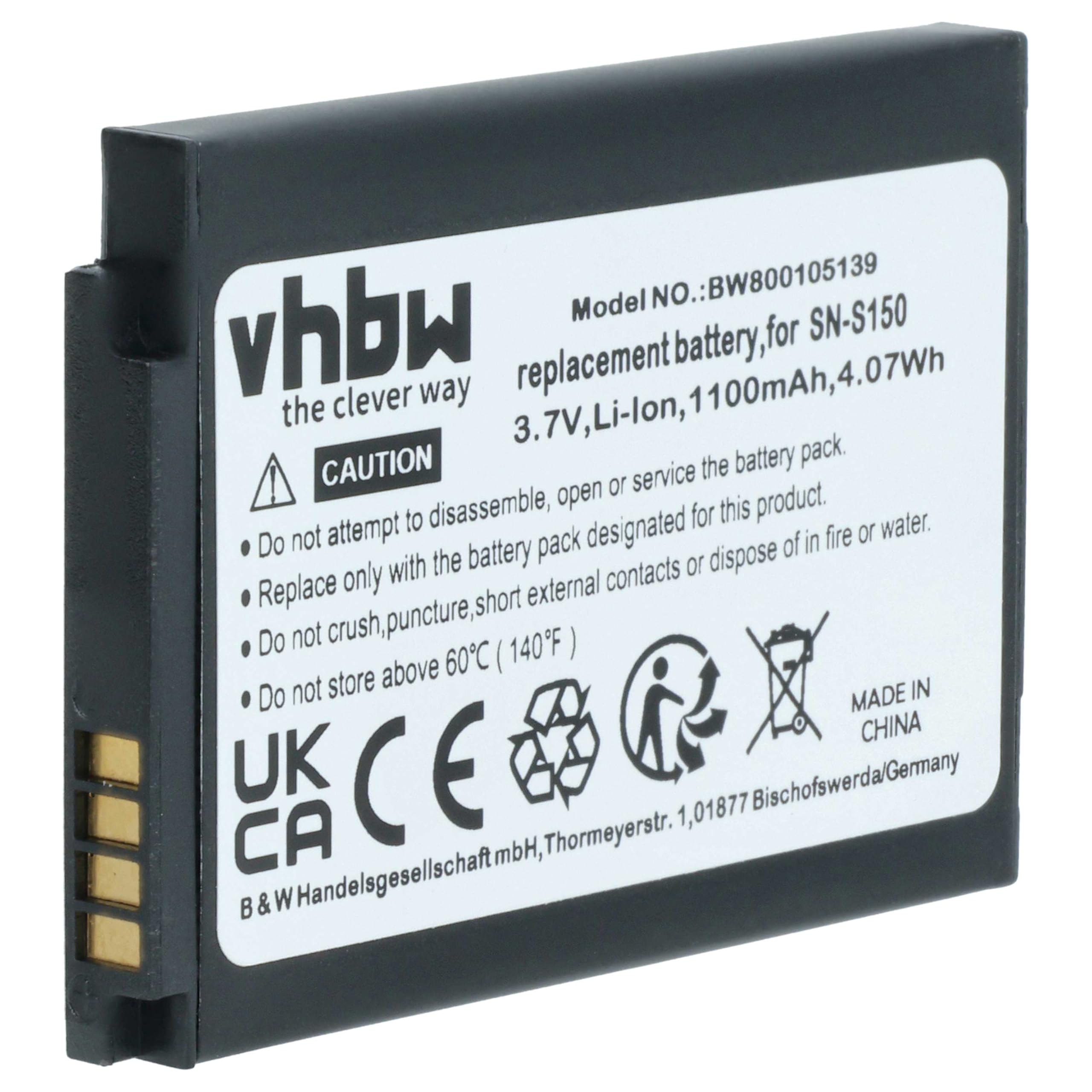 Vhbw Batterie compatible avec Summer Slim & Secure 02800, 02804, 02805