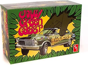 Amazon.com: AMT 1965 Ford Galaxie Jolly Green Gasser 1:25 Scale