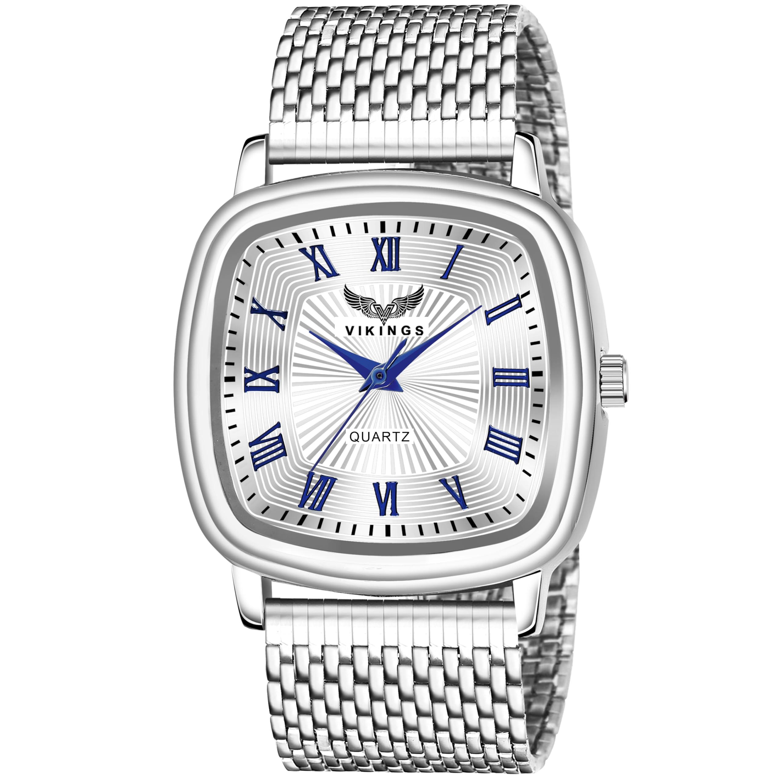VIKINGS Silver Dial Analogue Watch for Mens - VK-GR-124-SLV-JALI (B0CZLPRFQD) Amazon Price History, Amazon Price Tracker