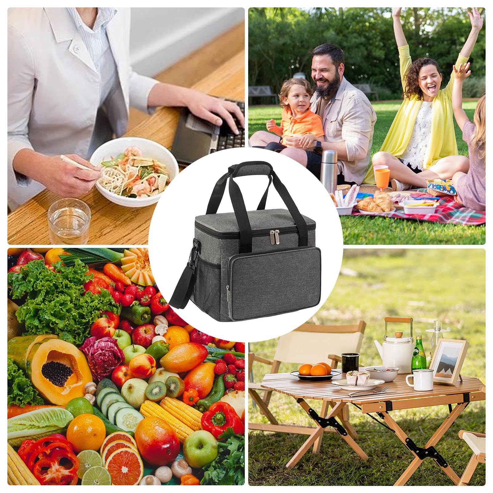 EIMELI Sac Isotherme De Livraison De Nourriture Isotherme Pour Aliments Chauds Et Froids Sac Chauffant R Utilisable De Grande Capacit Commerciale