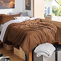 Vista 48 de Bedsure Funda de edredón tamaño completo: juego de cama suave de doble cepillado para niños y adultos, cierre de cremallera, 3 piezas, incluye 1