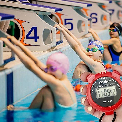 Miniatura 4 de Cronómetro deportivo  Temporizador digital de cuenta regresiva portátil  2.8 x 2.6 pulgadas cronómetro digital  Cronómetro con pantalla grande,