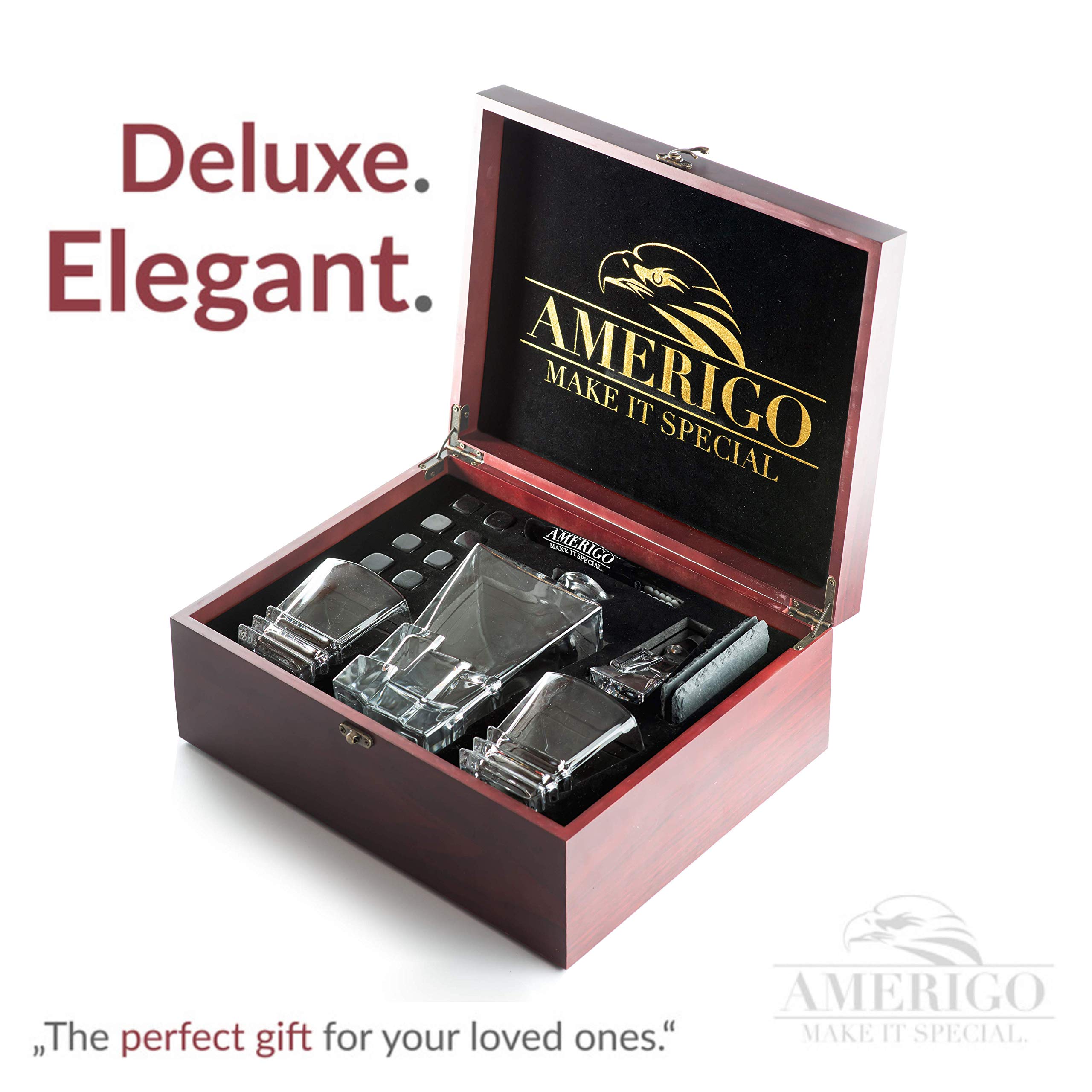 Amazon｜Amerigo 高級ウイスキーストーンギフトセット - ウイスキー