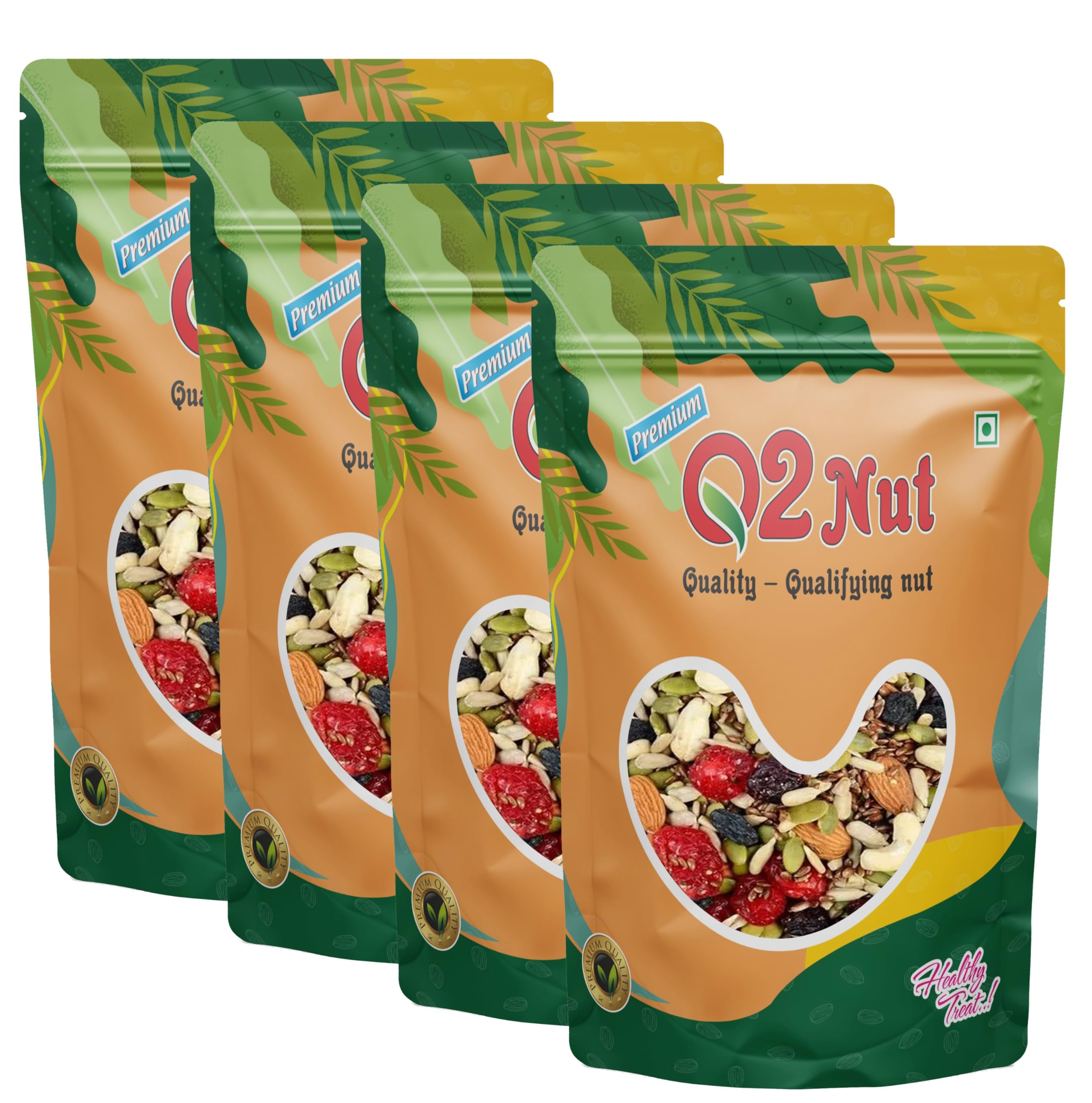 Q2 Nut (Dried Trail Mix/Breakfast, 1000g (4x250g))-picture-15