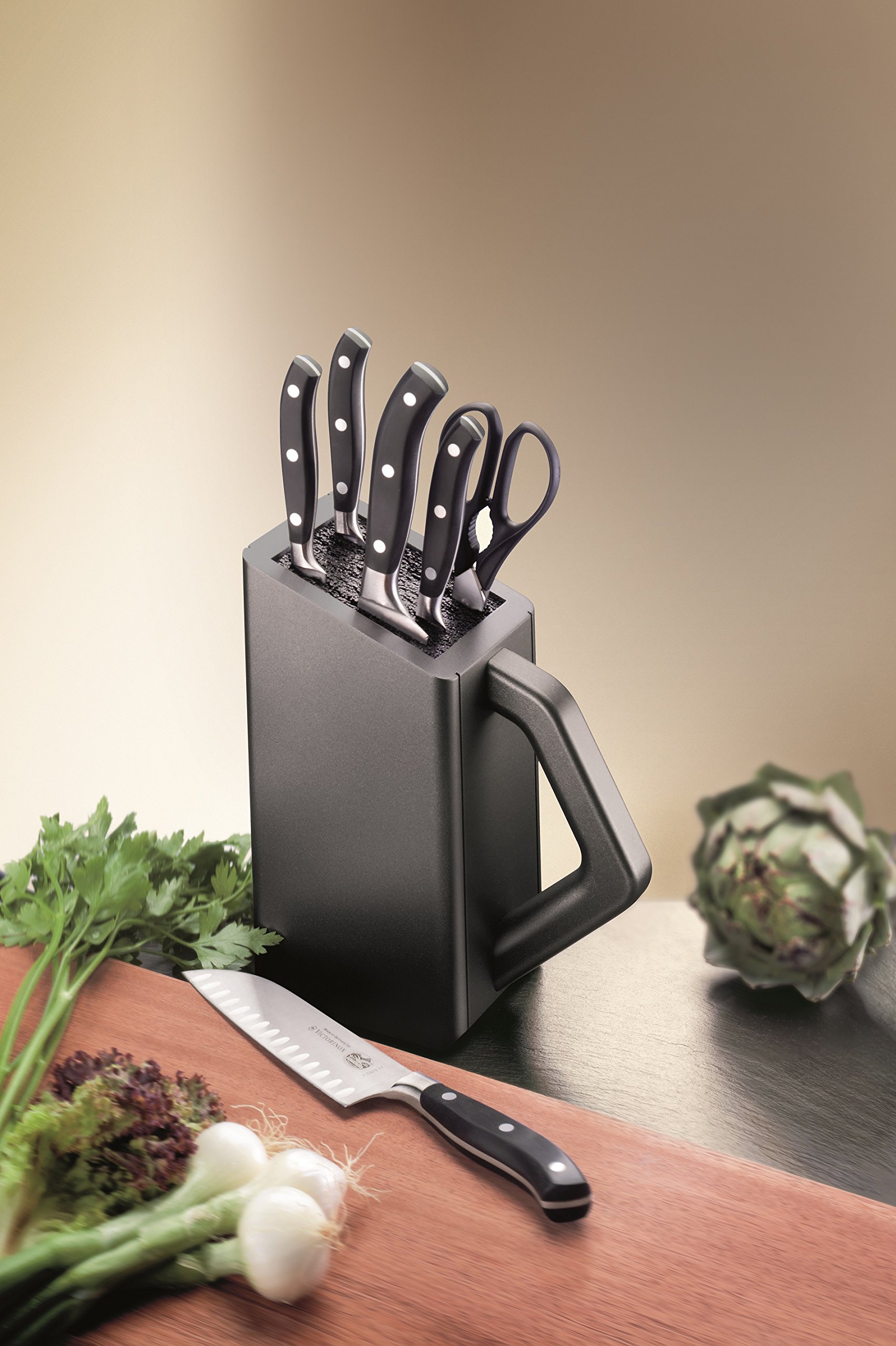 Amazon.com: Victorinox Grand Maître Knife Block, Incl. 6 Pieces of