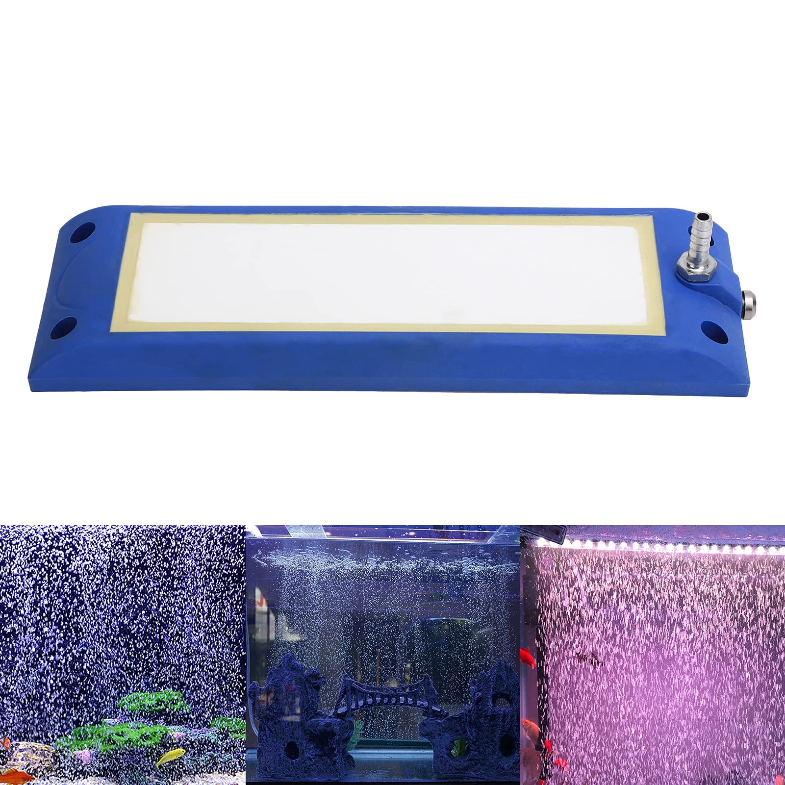 Zerodis Aquarium Air Stone Bars, Fish Micro Bubble Oxygen Diffuser Micro Bubble Diffuser for Aquarium Fish Pump(L)
