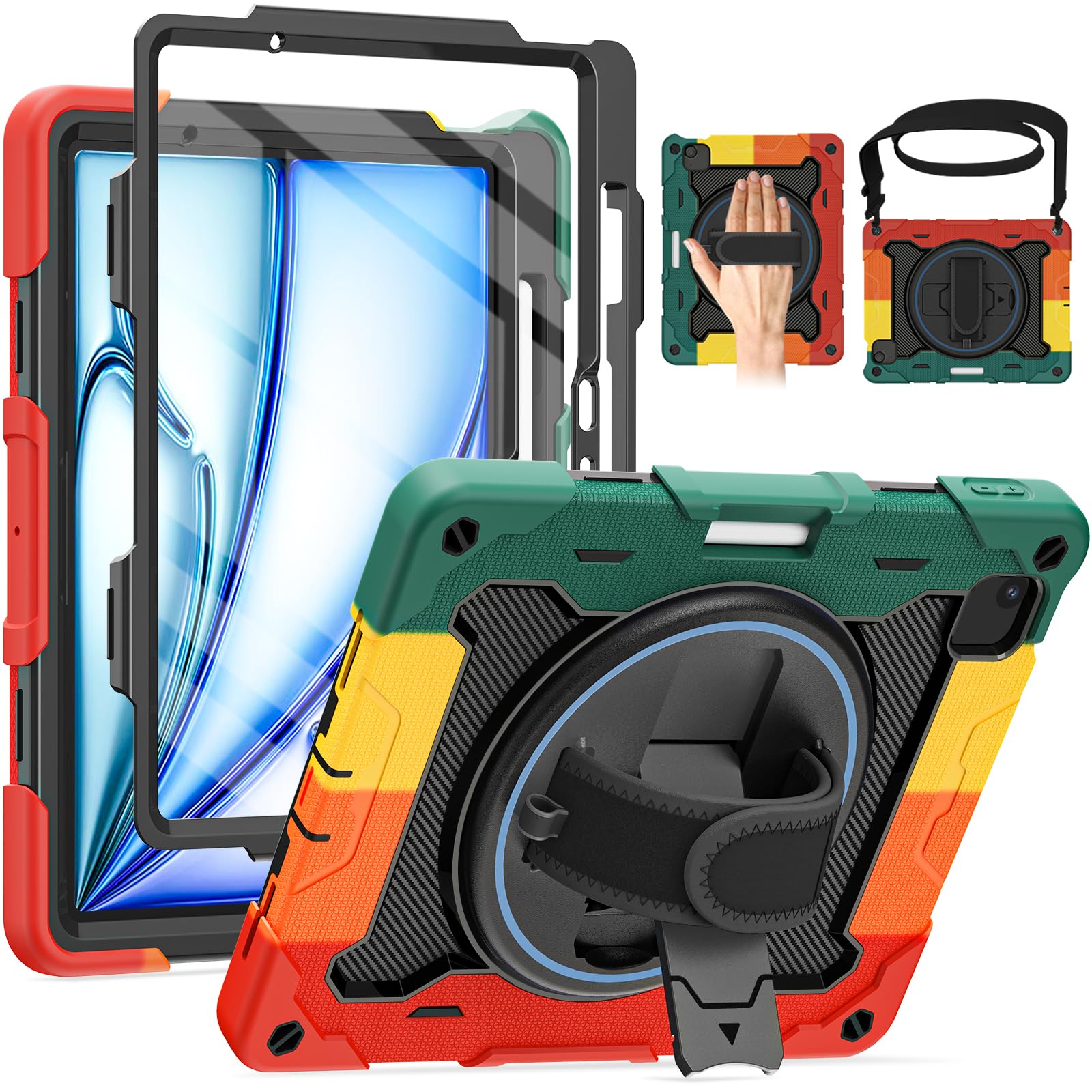 Coque iPad Pro 11 antichoc protection ecran totale anti casse avec support 360